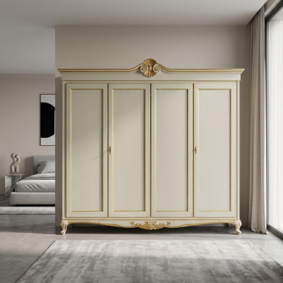 Classic furniture shelf cabinet bedroom Italian design wood new