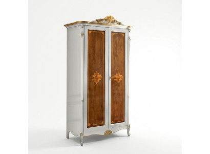 Wardrobe White Luxury Closet Bedroom Wood Furniture Cabinets New