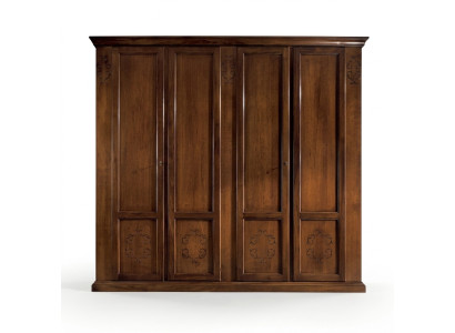 Bedroom wardrobe closet cabinets wooden cabinet design brown