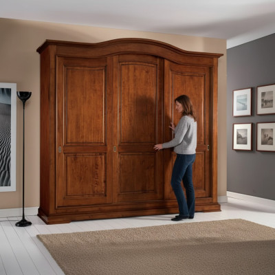 Wardrobe Closet Furniture Bedroom 294cm Wardrobes Wood