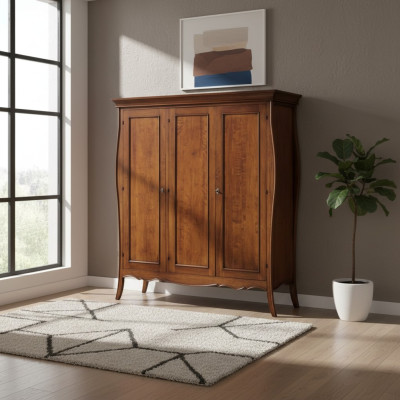 Wardrobe bedroom wood cabinet modern style cupboards shelves