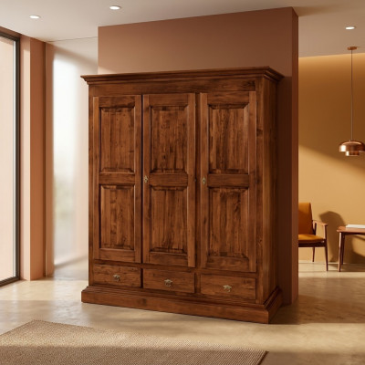 Luxury Wardrobe Designer Wardrobes Furniture Wood Brown New