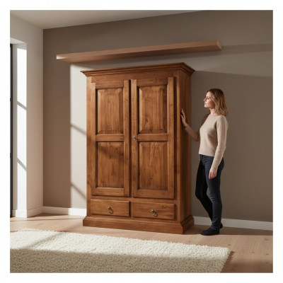 Italian bedroom furniture design wardrobe wooden cabinet new