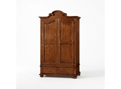 Classic wardrobe, brown wall unit, wardrobe, Italian furniture