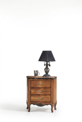 Nightstand with 3 drawers wooden cabinet design Italian furniture new