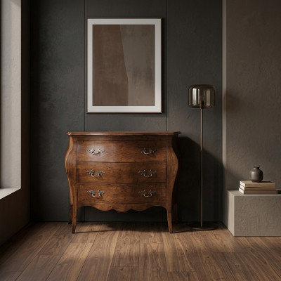 Designer Luxury Italian Wood Furniture Dresser Cabinet Sideboards Brown