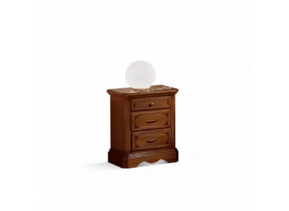 Design nightstand table furniture brown wood bedroom side table new