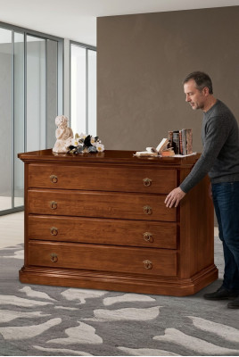 Chest sideboard wooden cabinet sideboard Italian design luxury furniture