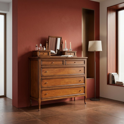 Luxury sideboard brown cabinet living room wood design classic furniture new
