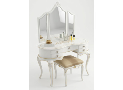 Dressing table with mirror complete set bedroom new 2-piece console