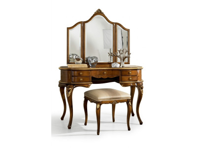 Makeup table mirror luxury console dresser bedroom wood design new