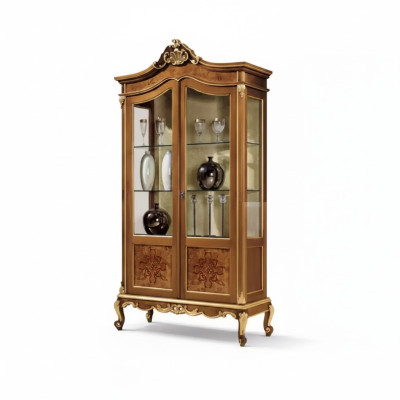 Wood Display Case Glass Cabinet Solid Wood Sideboard Display Cabinet Living Room Furniture