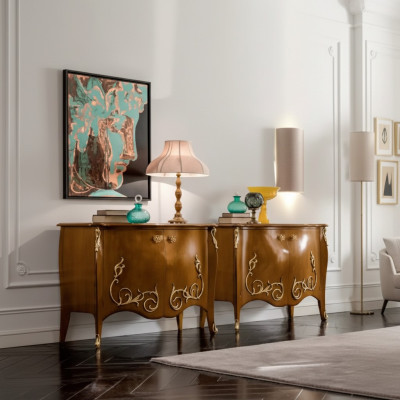 Sideboard wood cabinet dresser cabinets furniture Italian interior design