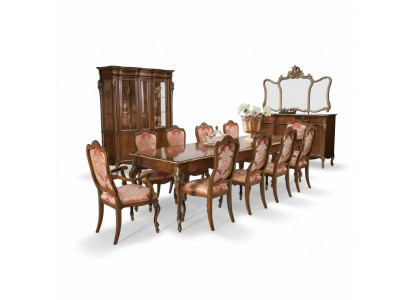 Dining table with 10 chairs, dining room, living room set, 11-piece furniture set