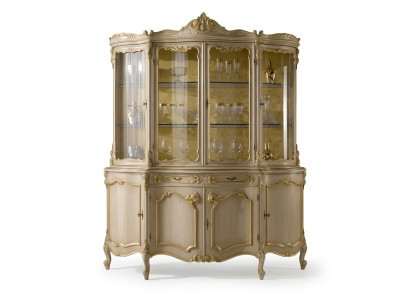 Living room display cabinet glass cupboard cabinets display cases wood Italian furniture