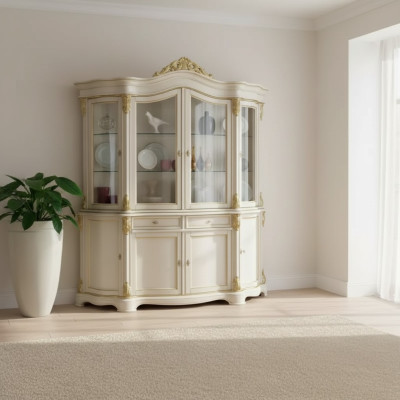 Showcase Italian Luxury Furniture Display Sideboard Cabinet Glass Design