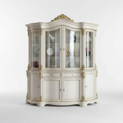 Showcase Italian Luxury Furniture Display Sideboard Cabinet Glass Design