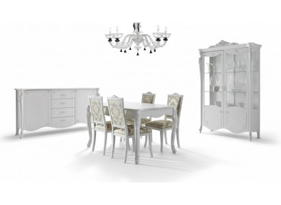 Dining table 4x chairs chair dining room dining set modern sideboard set