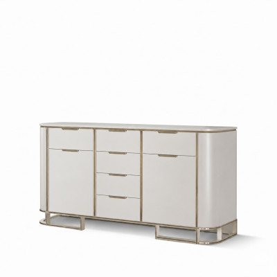 Sideboard Italian Wood Furniture Design Luxury White Dresser Cabinet New