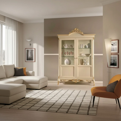 Design wooden cabinet showcase cabinets Italian-style furniture sideboard