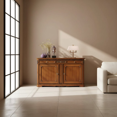 Sideboard Italian furniture solid living room dresser cabinet wood new