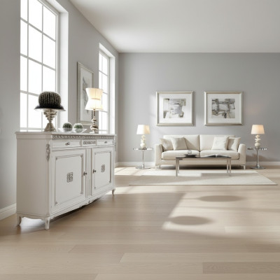 Sideboard Dresser Luxury Cabinets Living Room Wood White Classic Furniture