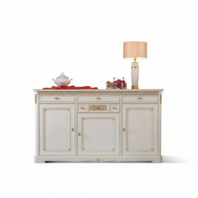 Sideboard drawers wood sideboard cabinet solid furniture living room new