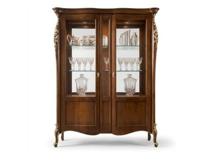 Italian luxury wood furniture classic style display cabinet living room new