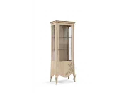 Italian luxury furniture display cabinet living room glass designer cabinet new