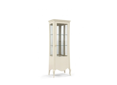 Showcase Sideboard Luxury Glass Cabinet Cupboards White Wood Design Furniture New