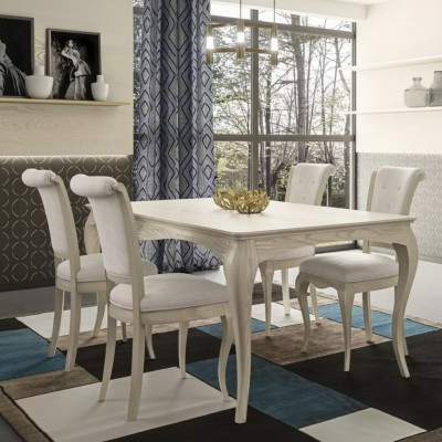 Dining room table dining table with 4 chairs set furniture set 5-piece furniture