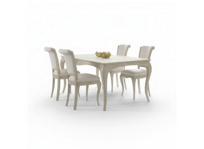 Dining room table dining table with 4 chairs set furniture set 5-piece furniture