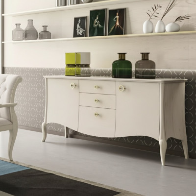 Italian furniture sideboard dresser luxury furnishings living room wood