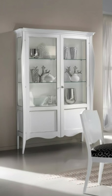 Display Cabinet White Luxury Italian Furniture Cabinets Living Room