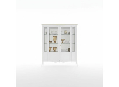 Showcase Italian luxury living room furniture cabinet classic style wood