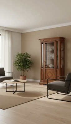 Living room luxury display cabinet wooden Italian-style furniture