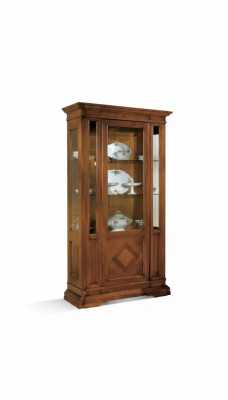 Living room luxury display cabinet wooden Italian-style furniture