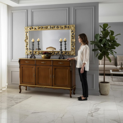 Sideboard wood Italian style furniture luxury dressers classic style new