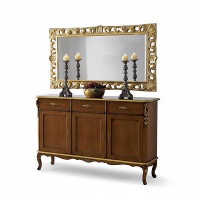 Sideboard wood Italian style furniture luxury dressers classic style new