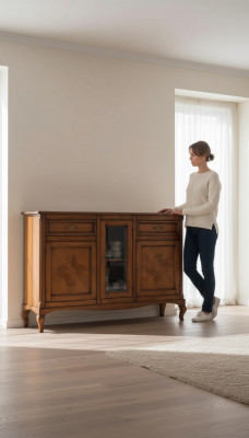 Italian furniture, real wood sideboard, new dresser, cabinet, living room