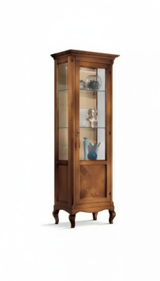 Furniture glass cabinet display case wood display glass cabinet shelves Italy