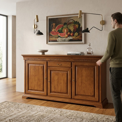 Design furniture sideboard classic interior living room cabinet new