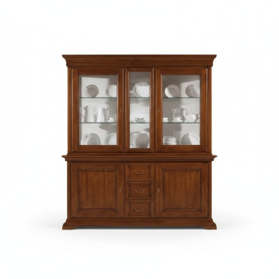 Classic showcase Italian luxury furniture display cabinet wood cabinet design cabinet