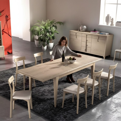 Dining set dining table 6 x chairs set table dining group 7-piece table dining room
