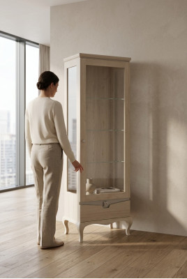 Showcase Italian Luxury Furniture Display Sideboard Cabinet Glass Design