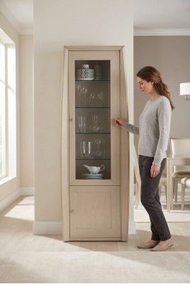 Showcase Italian furniture living room cabinet glass display cabinets new