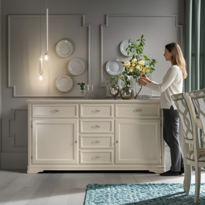 Chest of drawers wood cabinets sideboard furniture luxury sideboard cabinet Italy