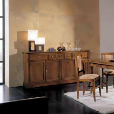 Dresser Cabinet Cupboard Sideboard Dressers Style Wood Luxury Furniture New