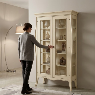 Italian furniture display cabinet showcase cabinets design living room new
