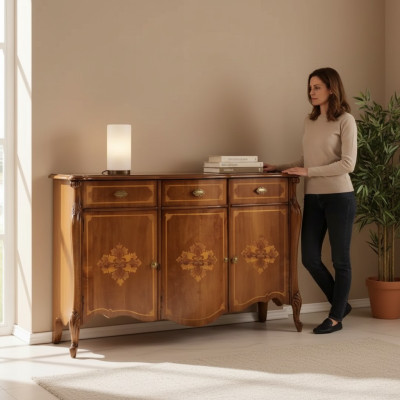 Design dresser luxury wood sideboard cabinet living room cabinets new